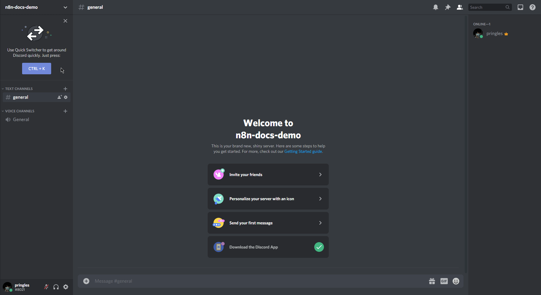 How to create a webhook in Discord